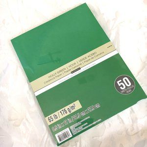 Recollections Cardstock Paper Holly Green Solid 65 lb NWT